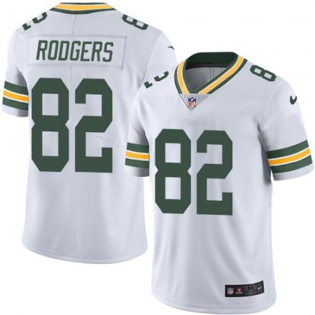 Packers #82 Richard Rodgers White Youth Stitched NFL Limited Rush Jersey