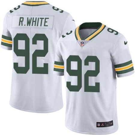 Packers #92 Reggie White White Youth Stitched NFL Limited Rush Jersey