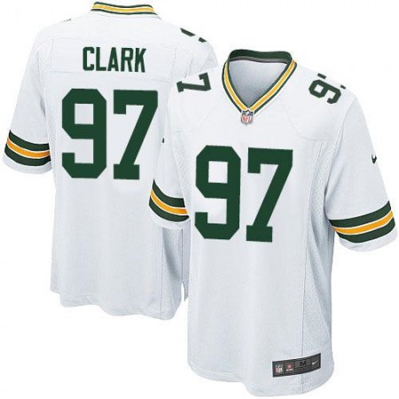 Packers #97 Kenny Clark White Youth Stitched NFL Elite Jersey
