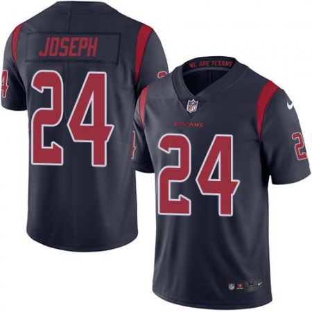 Texans #24 Johnathan Joseph Navy Blue Youth Stitched NFL Limited Rush Jersey