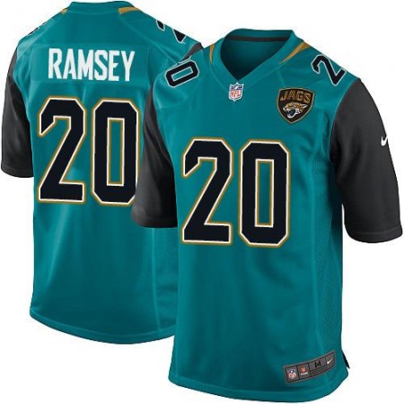 Jaguars #20 Jalen Ramsey Teal Green Team Color Youth Stitched NFL Elite Jersey