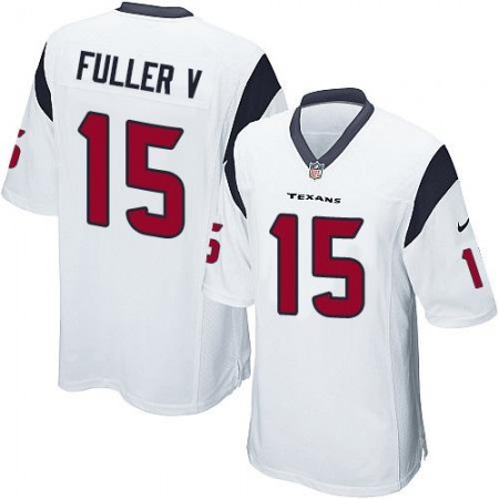 Texans #15 Will Fuller V White Youth Stitched NFL Elite Jersey
