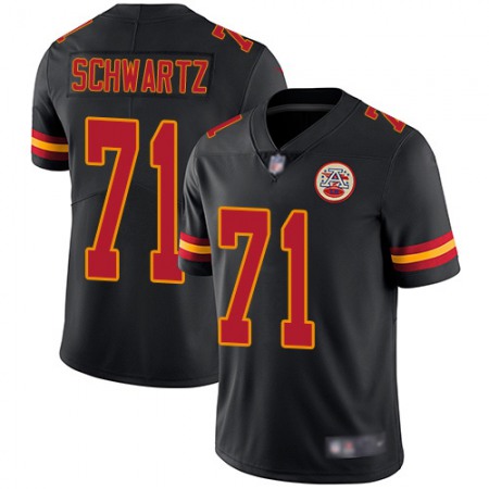 Youth Kansas City Chiefs #71 Schwart Black Vapor Untouchable Limited Stitched NFL Jersey