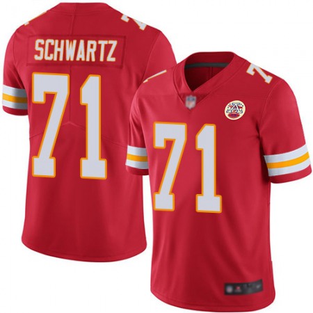 Youth Kansas City Chiefs #71 Schwart Red Vapor Untouchable Limited Stitched NFL Jersey