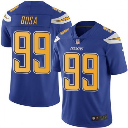Chargers #99 Joey Bosa Electric Blue Youth Stitched NFL Limited Rush Jersey