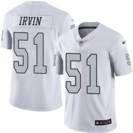 Raiders #51 Bruce Irvin White Youth Stitched NFL Limited Rush Jersey