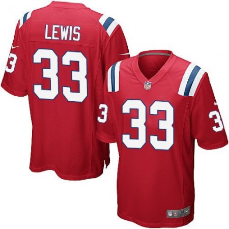 Patriots #33 Dion Lewis Red Alternate Youth Stitched NFL Elite Jersey