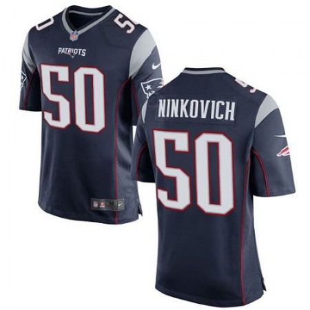 Patriots #50 Rob Ninkovich Navy Blue Team Color Youth Stitched NFL New Elite Jersey