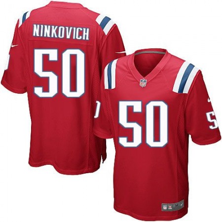 Patriots #50 Rob Ninkovich Red Alternate Youth Stitched NFL Elite Jersey