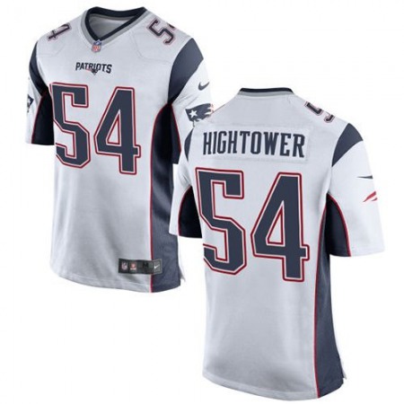 Patriots #54 Dont'a Hightower White Youth Stitched NFL New Elite Jersey