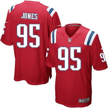 Patriots #95 Chandler Jones Red Alternate Youth Stitched NFL Elite Jersey