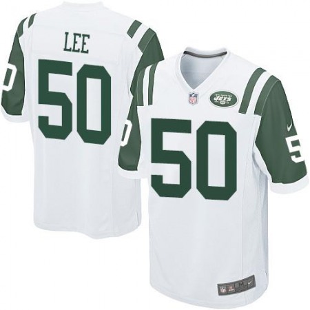 Jets #50 Darron Lee White Youth Stitched NFL Elite Jersey