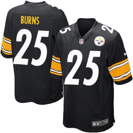 Steelers #25 Artie Burns Black Team Color Youth Stitched NFL Elite Jersey
