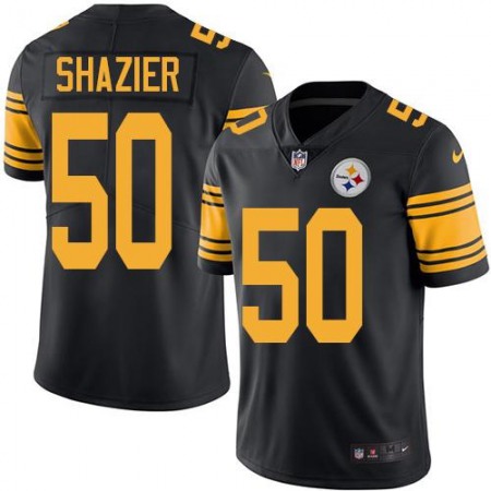 Steelers #50 Ryan Shazier Black Youth Stitched NFL Limited Rush Jersey