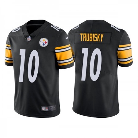 Youth Pittsburgh Steelers #10 Trubisk Black Vapor Untouchable Limited Stitched Jersey