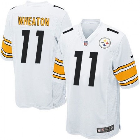 Steelers #11 Markus Wheaton White Youth Stitched NFL Elite Jersey