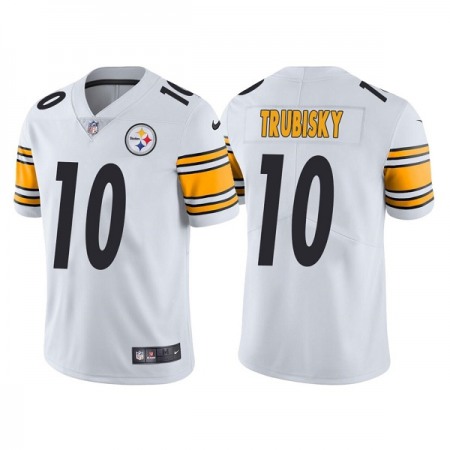 Youth Pittsburgh Steelers #10 Trubisk White Vapor Untouchable Limited Stitched Jersey