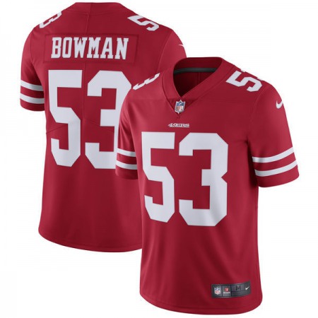 Youth San Francisco 49ers #53 NaVorro Bowman Scarlet Vapor Untouchable Limited Stitched NFL Jersey
