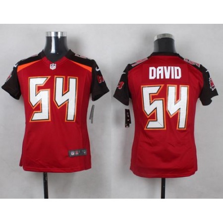 Buccaneers #54 Lavonte David Red Team Color Youth Stitched NFL New Elite Jersey