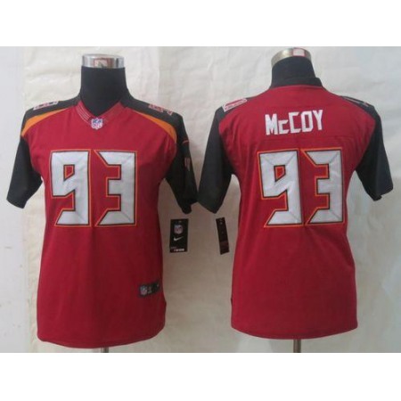 Buccaneers #93 Gerald McCoy Red Team Color Youth Stitched NFL New Limited Jersey