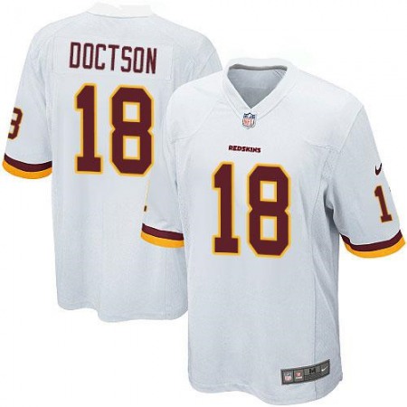 Redskins #18 Josh Doctson White Youth Stitched NFL Elite Jersey