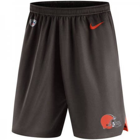 Men's Cleveland Browns Brown Knit Performance Shorts