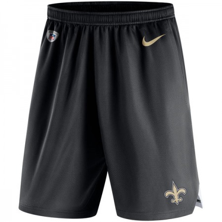 Men's New Orleans Saints Black Knit Performance Shorts
