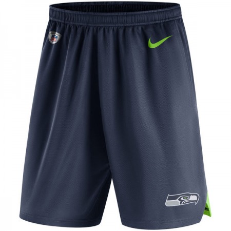 Men's Seattle Seahawks Navy Knit Performance Shorts