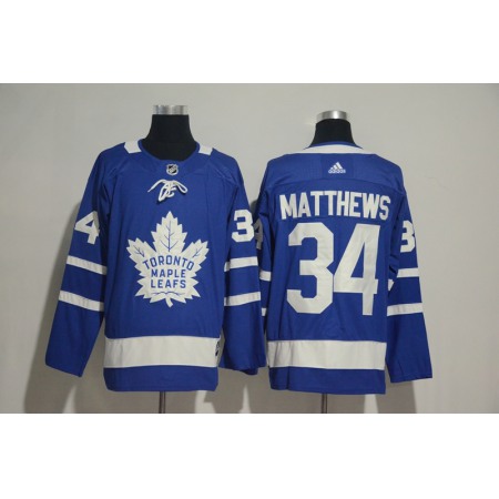 Youth Toronto Maple Leafs #34 Auston Matthews Blue Stitched NHL Jersey