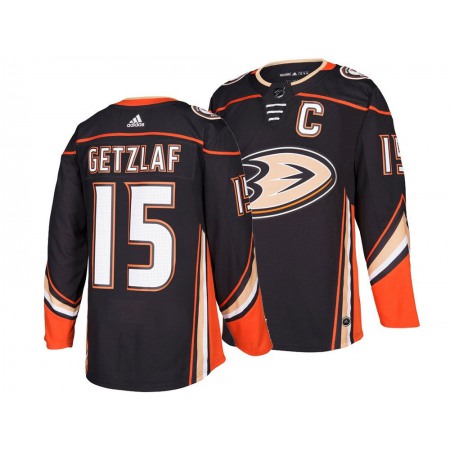 Men's Anaheim Ducks #15 Ryan Getzlaf Black Stitched NHL Jersey