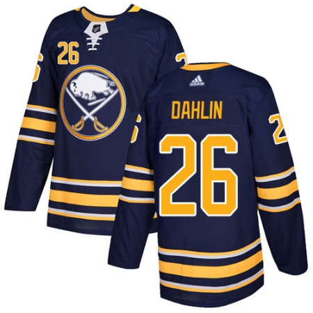 Men's Buffalo Sabres #26 Rasmus Dahlin Navy Stitched NHL Jersey