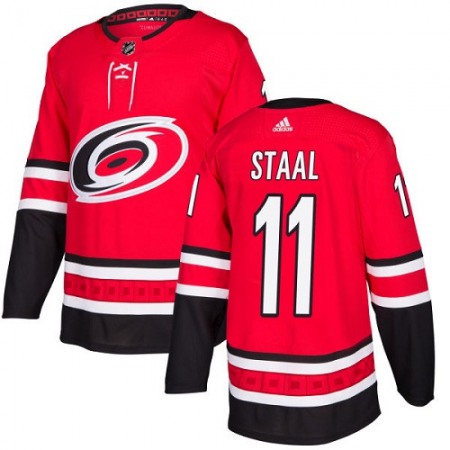 Men's Carolina Hurricanes #11 Jordan Staal Red Stitched NHL Jersey