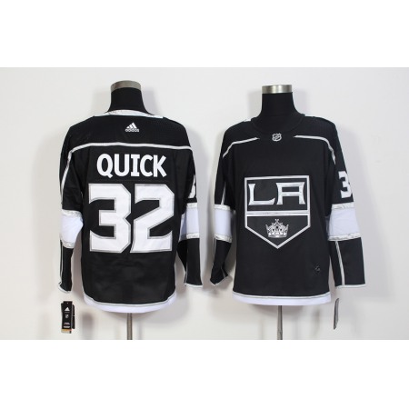 Men's Los Angeles Kings #32 Jonathan Quick Black Stitched NHL Jersey