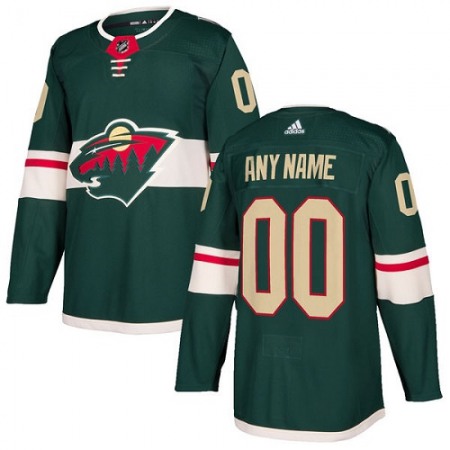 Men's Minnesota Wild Personalized Authentic Green Home Stitched NHL Jersey