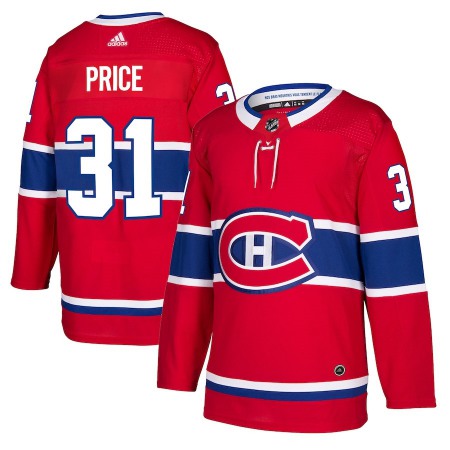 Men's Montreal Canadiens #31 Carey Price Red Stitched NHL Jersey