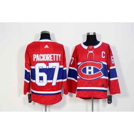 Men's Montreal Canadiens #67 Max Pacioretty Red Stitched NHL Jersey