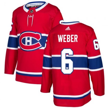 Men's Montreal Canadiens #6 Shea Weber Red Stitched NHL Jersey
