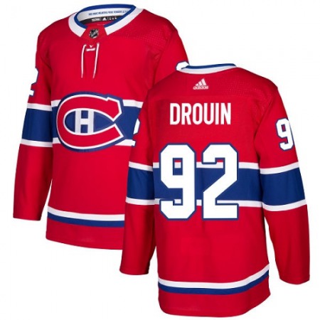 Men's Montreal Canadiens #92 Jonathan Drouin Red Stitched NHL Jersey