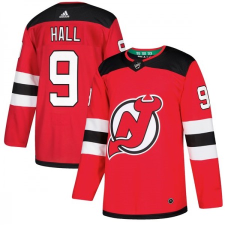 Men's New Jersey Devils #9 Taylor Hall Red Stitched NHL Jersey