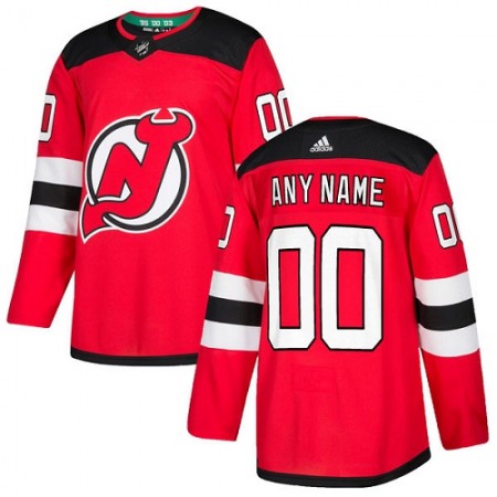 Men's New Jersey Devils Personalized Authentic Red Home Stitched NHL Jersey