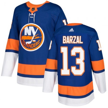 Men's New York Islanders #13 Mathew Barzal Royal Stitched NHL Jersey