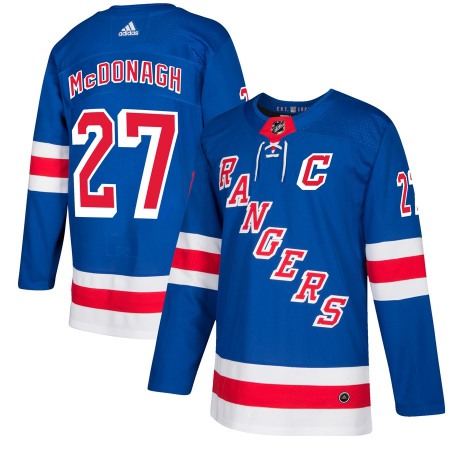 Men's New York Rangers #27 Ryan McDonagh Royal Blue Stitched NHL Jersey