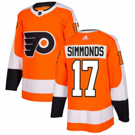 Men's Philadelphia Flyers #17 Wayne Simmonds Orange Stitched NHL Jersey