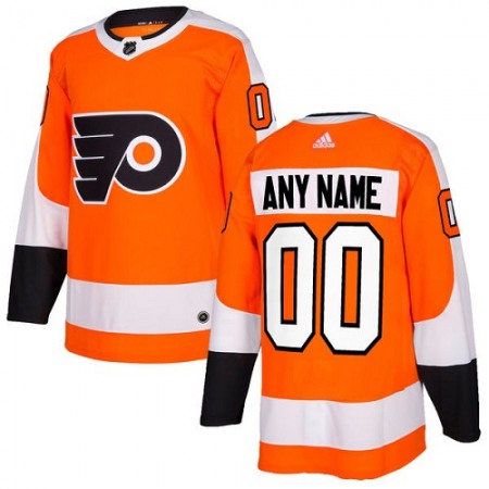 Men's Philadelphia Flyers Personalized Authentic Orange Home Stitched NHL Jersey