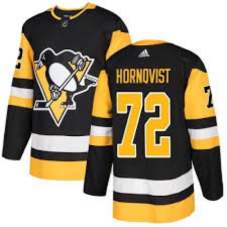 Men's Pittsburgh Penguins #72 Patric Hornqvist Black Stitched NHL Jersey