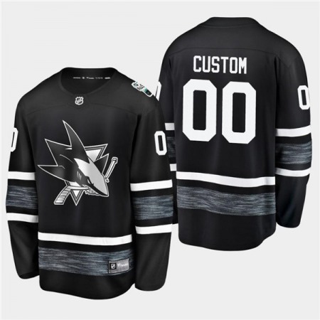 Men's San Jos sharks Custom 2019 NHL All Star Black Stitched Jersey