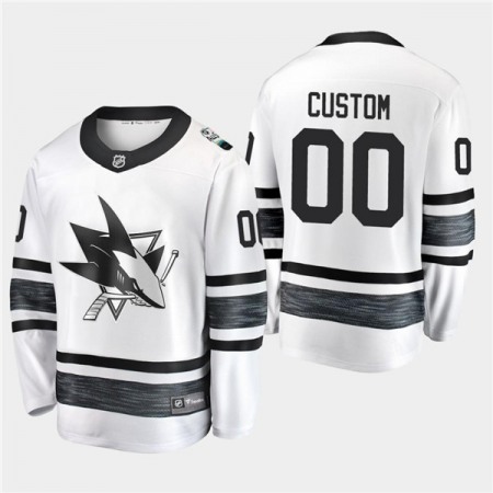 Men's San Jos sharks Custom 2019 NHL All Star White Stitched Jersey