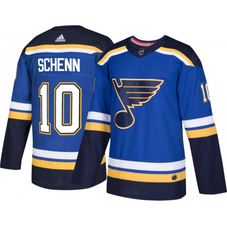 Men's St. Louis Blues #10 Brayden Schenn Blue Stitched NHL Jersey