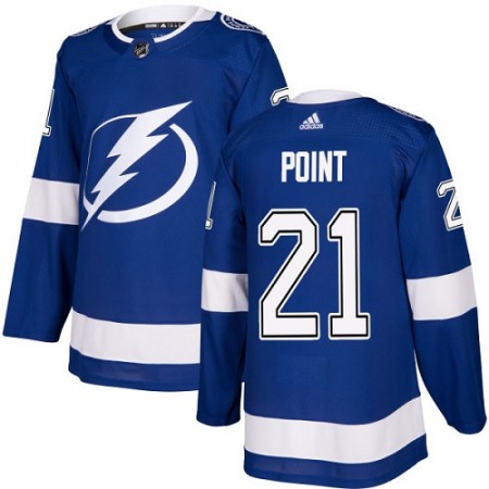 Men's Tampa Bay Lightning #21 Brayden Point Blue Stitched NHL Jersey