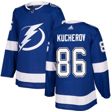 Men's Tampa Bay Lightning #86 Nikita Kucherov Blue Stitched NHL Jersey